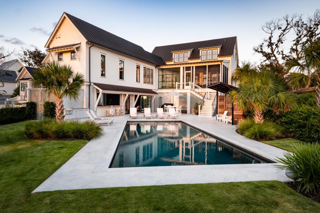 Captains Island Custom Home Pool