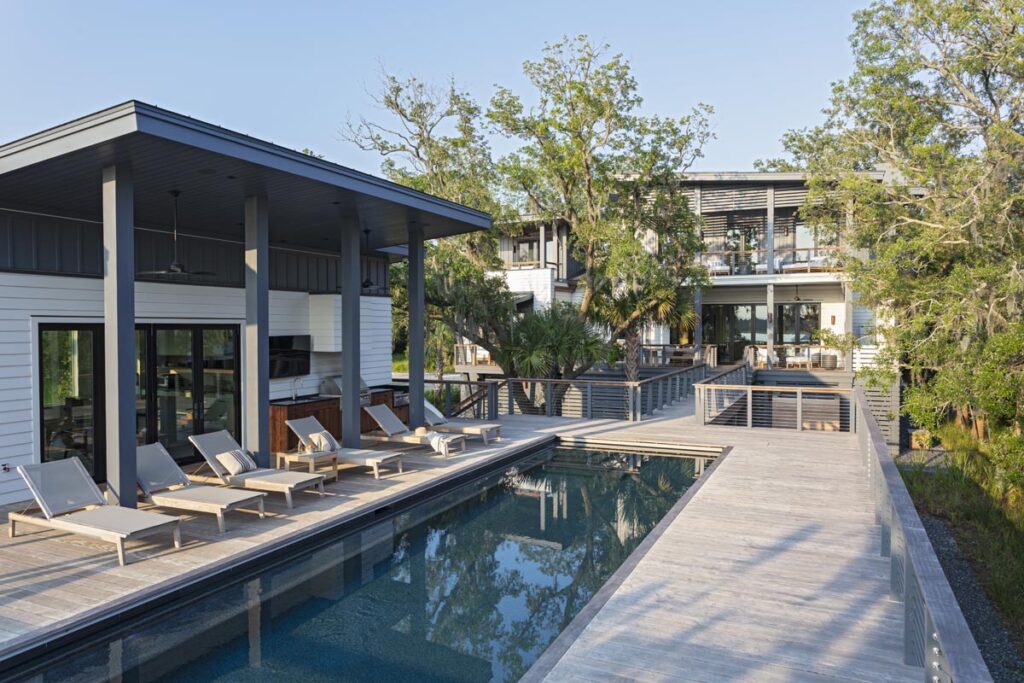 James Island Custom Home Pool Design